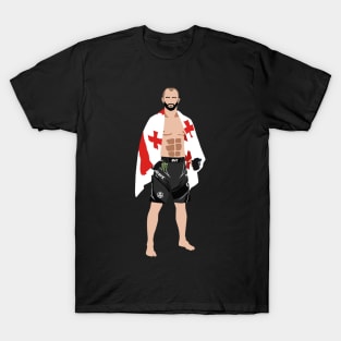 Giga Chikadze georgian mma artist fanmade T-Shirt